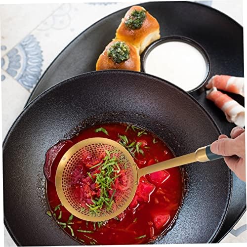 Garneck Dangling Strainer Spoon Stainless Steel Skimmer