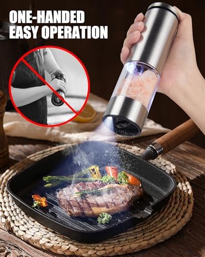 GIVEBEST RECHARGABLE ELECTRIC SALT AND pepper GRINDERS