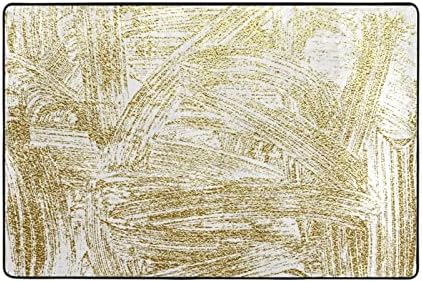 VIGTRO Abstract Golden Doodle Non-Slip Area Rug
