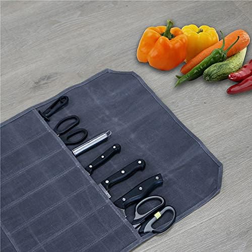 SNOMEL 7-Pocket Knife Holder Khaki