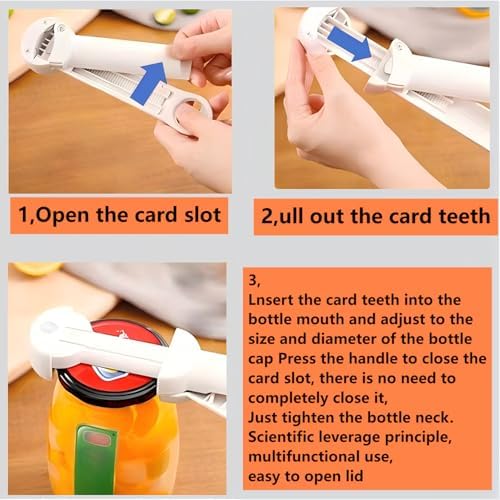 5-in-1 Bottle Can Opener Black