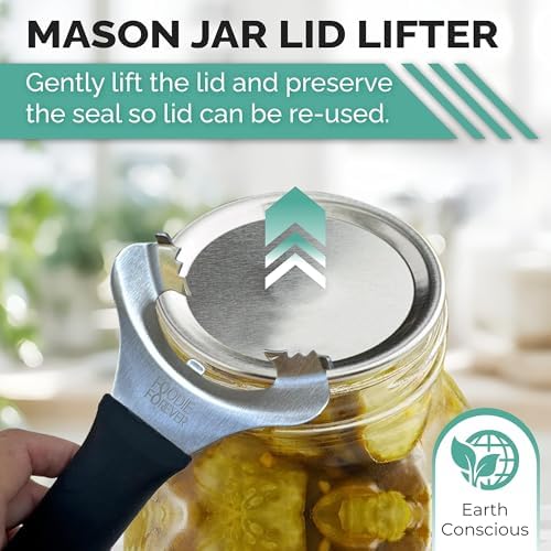 2-in-1 Mason Jar Opener with Preserve Lid Function