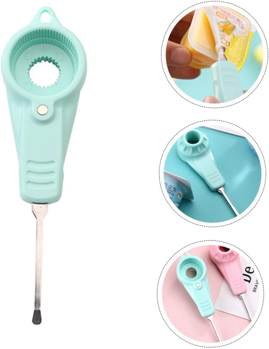 SHOWERORO Sky-Blue Electric Bottle Opener withMultiple Functions