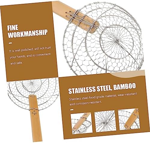 Stainless Steel Fried Slippery Net Skimmer Spoon for Cooking Home Kitchen Tool