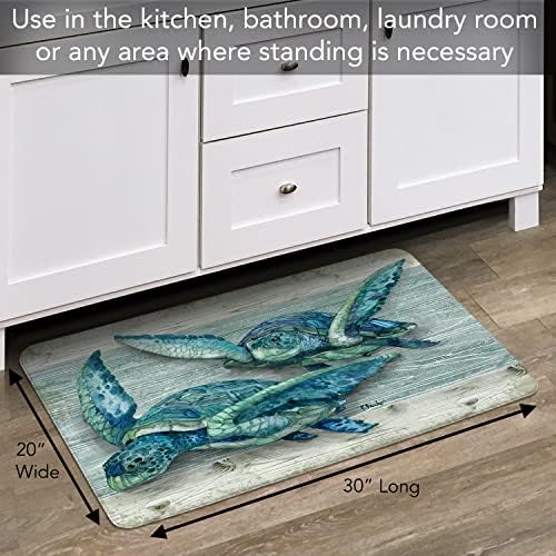 Experience Ultimate Comfort with CounterArt Northpoint Turtles Mat