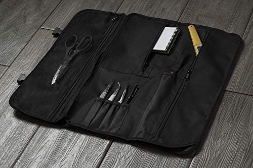 Asaya Chef Knife Roll Bag - Durable Stain-Resistant Nylon Storage Solution