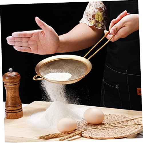 DECHOUS 3-Piece Stainless Steel Mesh Colander Holder Bowl Diffuser Anti-scald Infuser