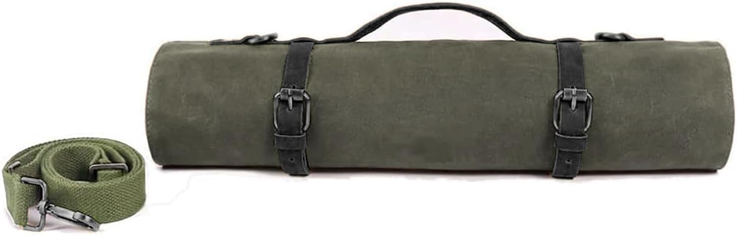 HERSENT Large Chefs Knife Roll Bag Durable Functional Cooking Tool Storage