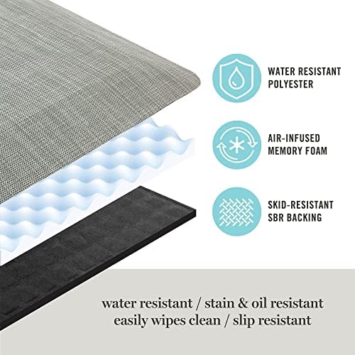 Martha Stewart Miles Modern Diamond Anti-Fatigue Air-Infused Comfort Mat