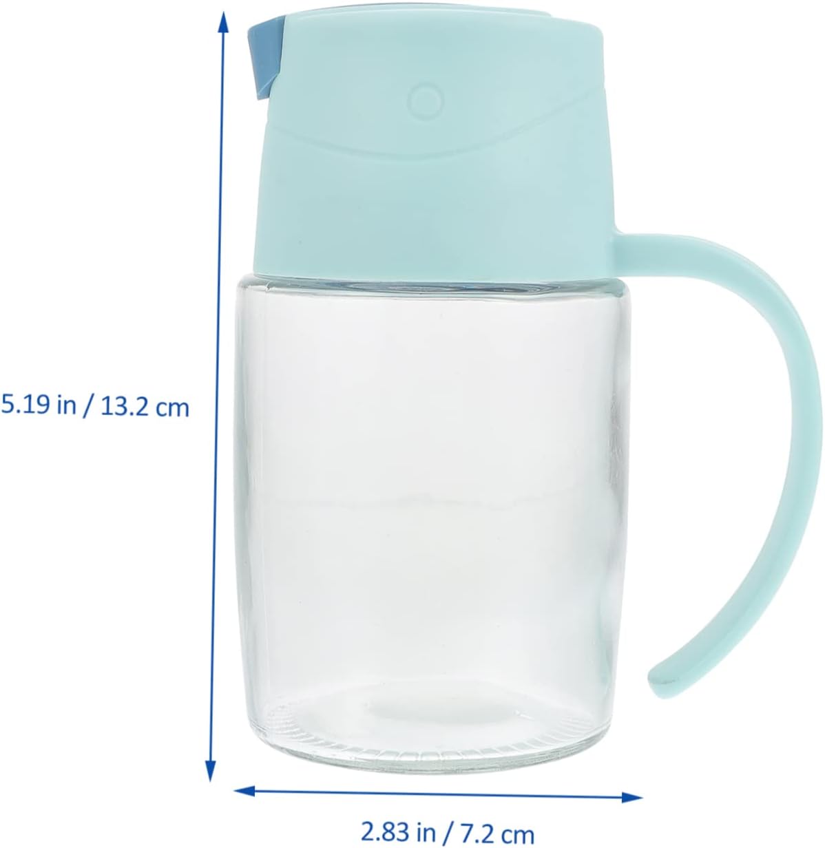 2-Piece Oil Vinegar Dispenser Set Automatic Durable