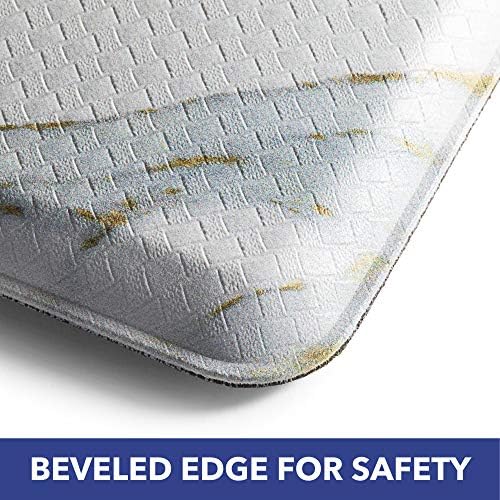 SoHome Cozy Anti-Fatigue Kitchen Mat Marble Gold Non-Slip Stain-Resistant