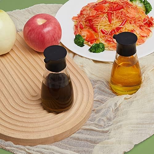 High-Quality Glass Soy Sauce Dispenser Set for Kitchen Use