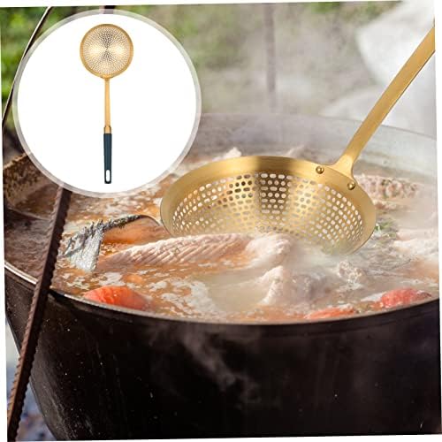 Garneck Dangling Strainer Spoon Stainless Steel Skimmer