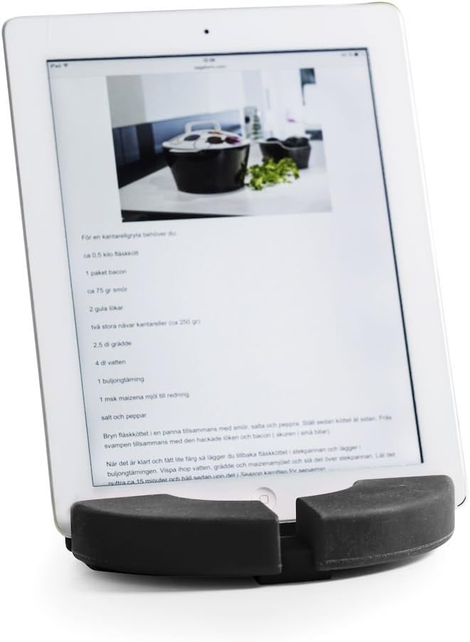 Cook Read Trivet Silicone Recipe Holder Tablet Stand Hands-Free Easy to Use