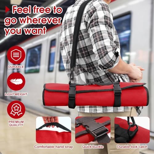 Red Chef Knife Bag for Camping