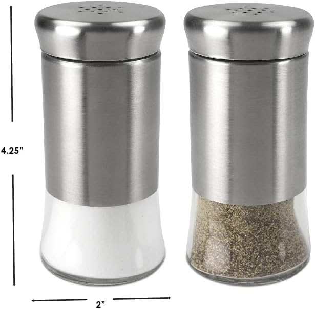 Season Your Food with 2-Piece Salt Pepper Set