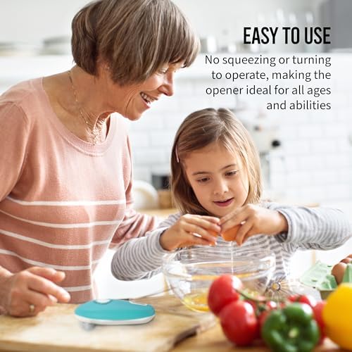 Compact Battery Operated Hands-Free Automatic Can Opener