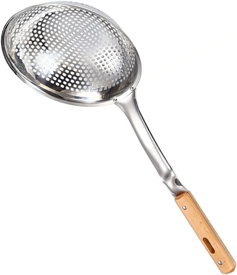 Uonlytech Colander Ergonomic Kitchen Tool Prevent Spills Easy Handling