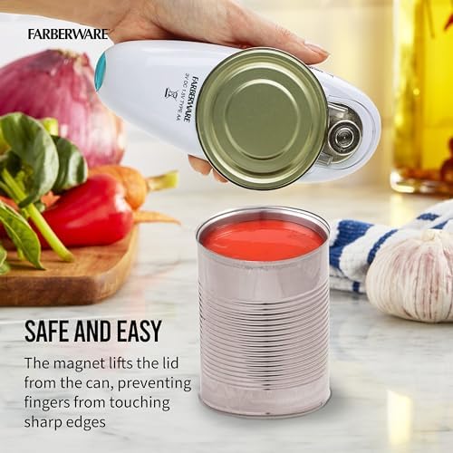 Compact Battery Operated Hands-Free Automatic Can Opener