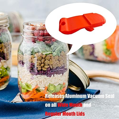 Your Easy Jar Key Opener Red Jar Opener for Canning Mason Jars