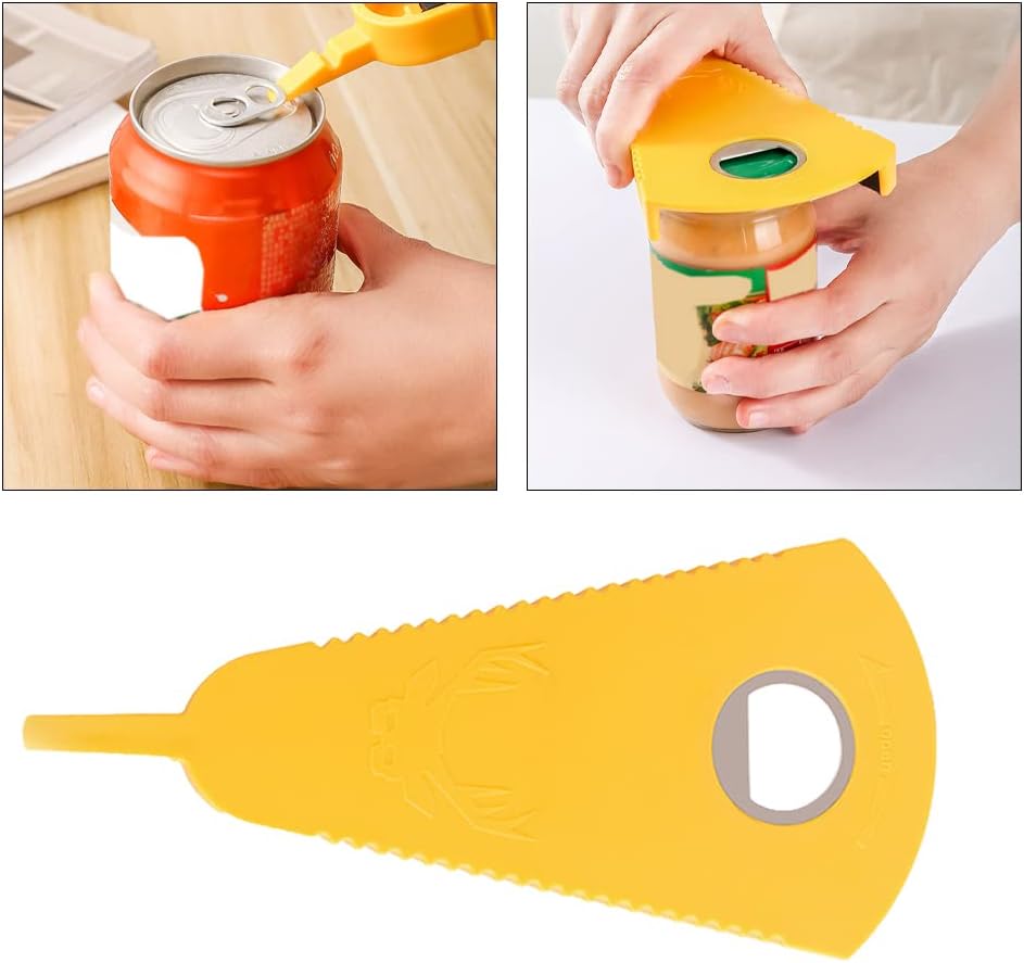 Sturdy Jar Opener with V-Shape Grip for Home Office