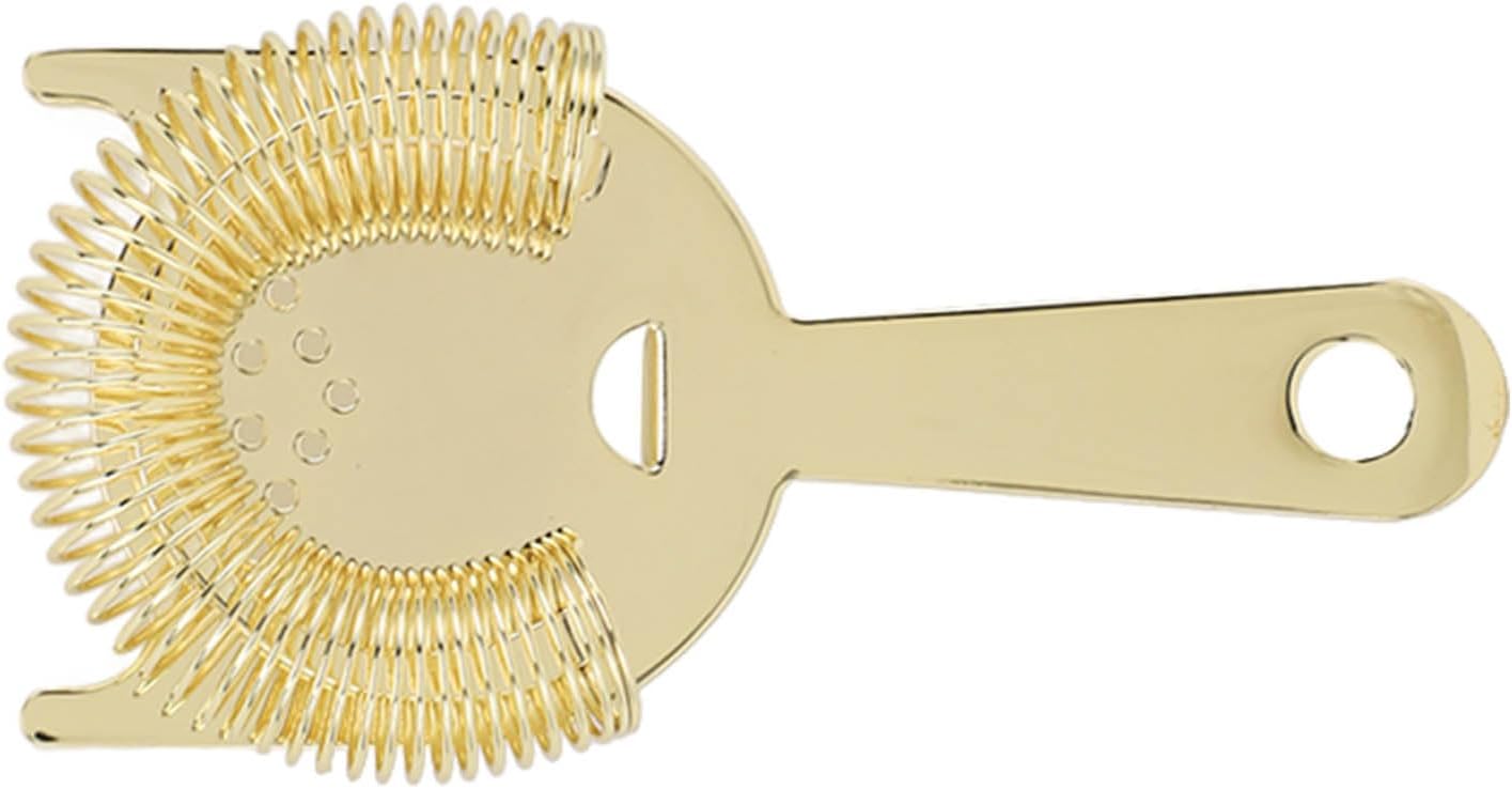 Compact Stainless Steel Cocktail Strainer Long-Lasting
