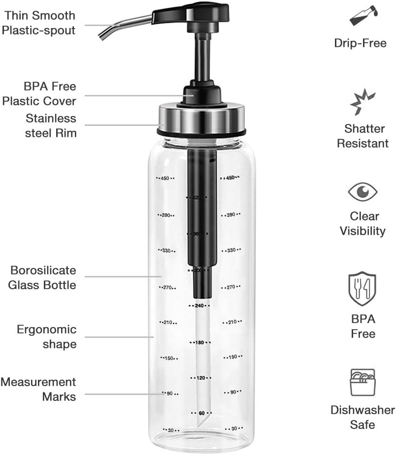 Sleek Glass Oil Dispenser