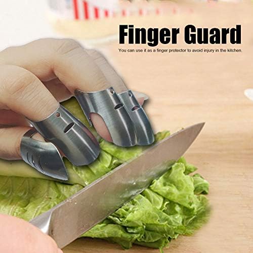 Finger Protection Stainless Steel Cutting Protector for Hands Protection in Kitchen