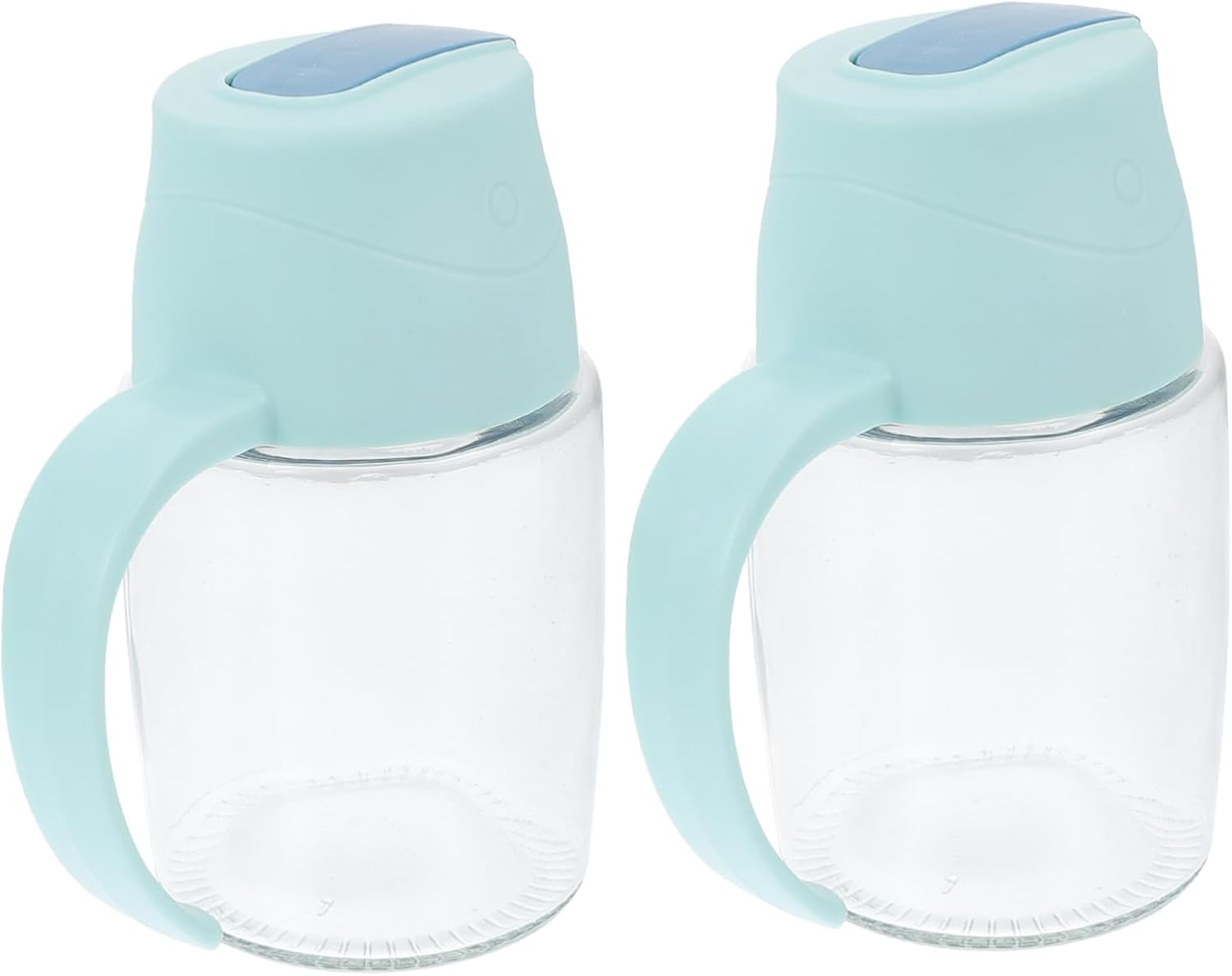 2-Piece Oil Vinegar Dispenser Set Automatic Durable