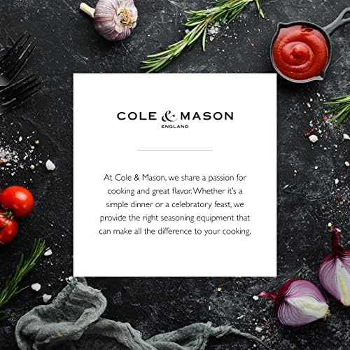 Cole Mason Derwent Salt Grinder - Stainless Steel Mill