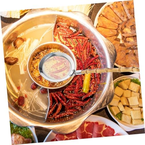 VINTORKY 304 Stainless Steel Fine Mesh Colander with Handle