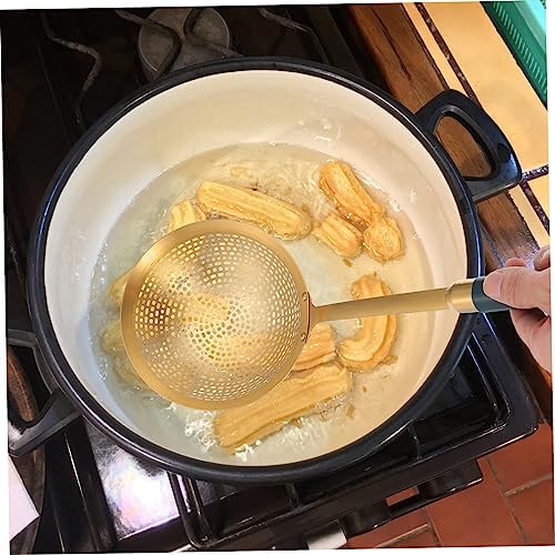 Stainless Steel Colander Skimmer Spoon Perfect for Cooking and Serving