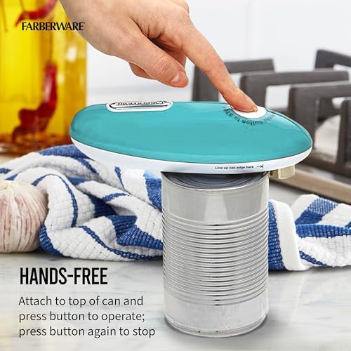 Compact Battery Operated Hands-Free Automatic Can Opener