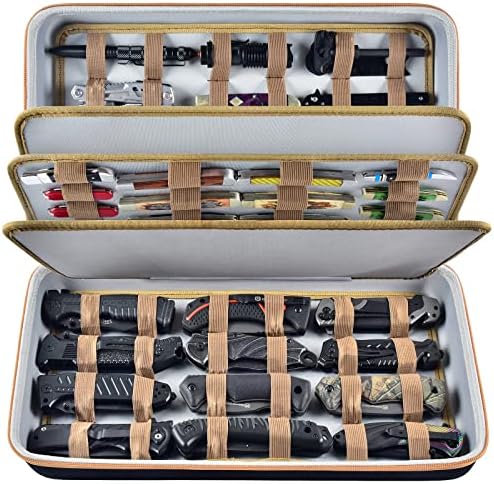 Boobowl Butterfly Knife Display Case for Pocket Knives