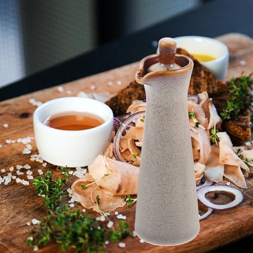 PrettyZoom Ceramic Seasoning Bottle for Soy Sauce and Olive Oil