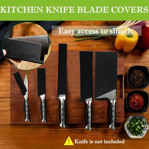 BLIRITEL 2 PCS Knife Sheath Universal Kitchen Knife Covers