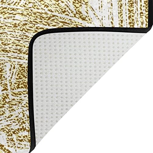 VIGTRO Abstract Golden Doodle Non-Slip Area Rug