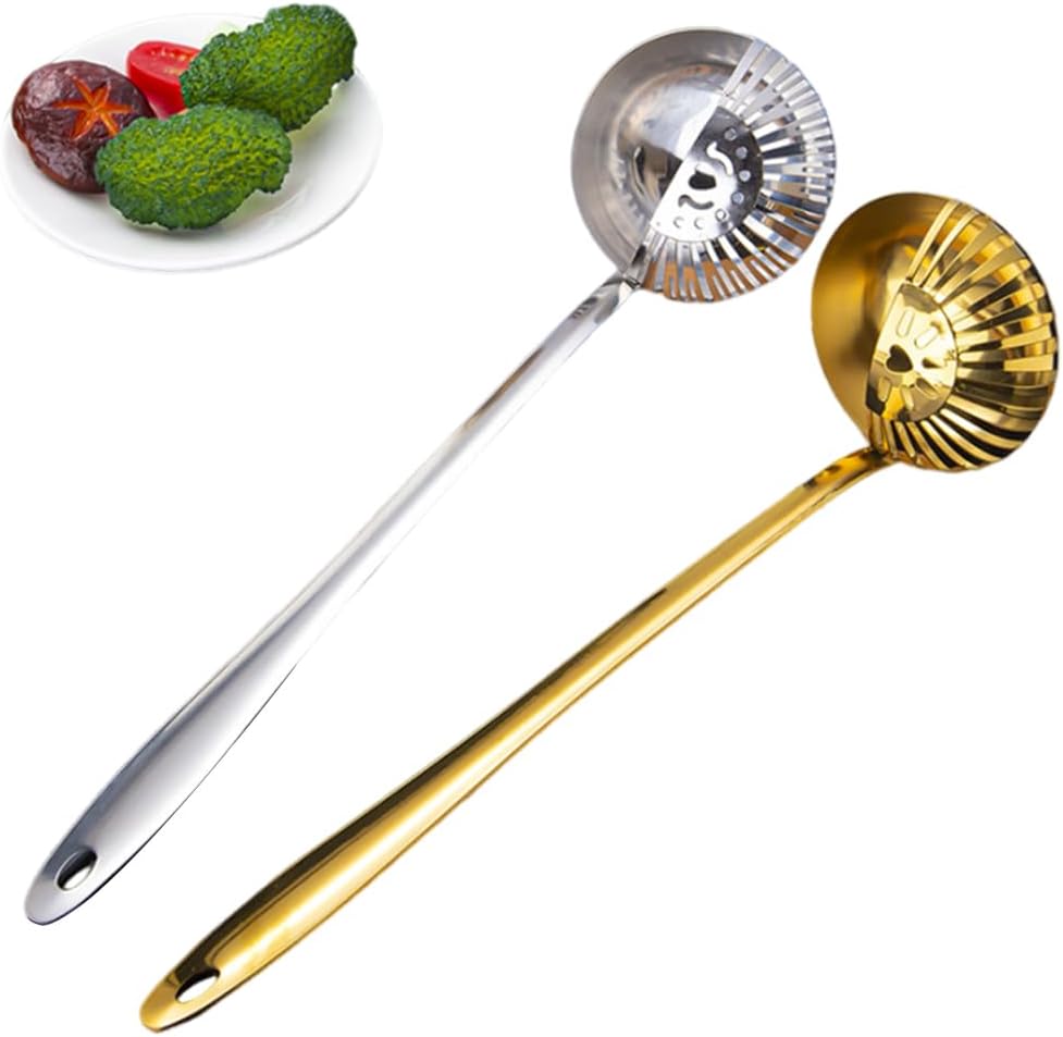 OULIGET 2-in-1 Strainer Ladle