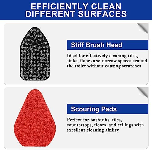 Tub Tile Scrubber Brush with 180 Rotation Extendable Design