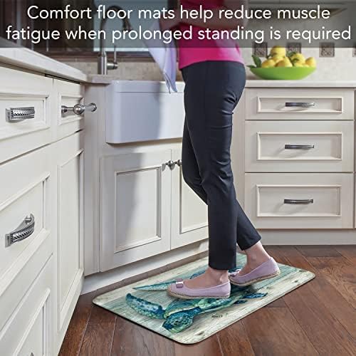 Experience Ultimate Comfort with CounterArt Northpoint Turtles Mat