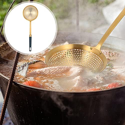 Hemoton 1pc Colander Cooking Skimmer Stainless Steel Kitchen Essentials