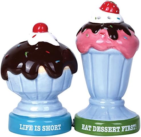 Pacific Giftware Ceramic Salt and Pepper Shaker Set
