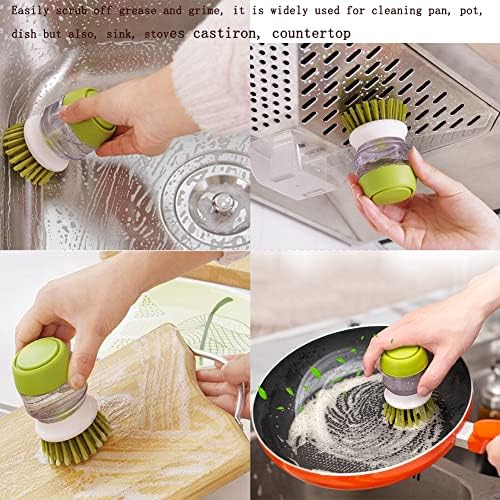 Dish Brush with Soap Dispenser