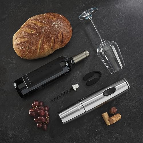 Waring Commercial WWO120 Portable Electric Wine Bottle Opener with Recharging Station Silver