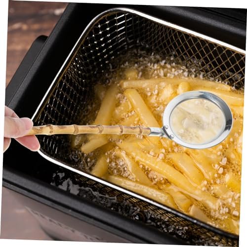 Ergonomic 304 Stainless Steel Colander Ladle for Kitchen Use