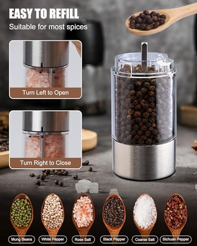GIVEBEST RECHARGABLE ELECTRIC SALT AND pepper GRINDERS