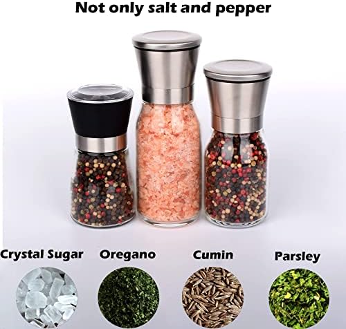 ErrandsHelper Salt and Pepper Grinder Set