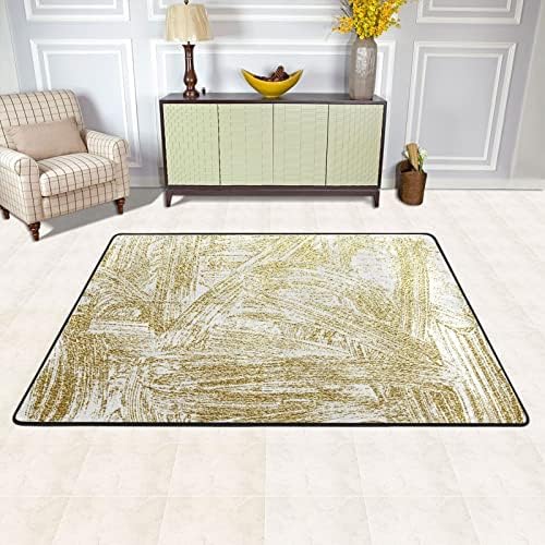 VIGTRO Abstract Golden Doodle Non-Slip Area Rug