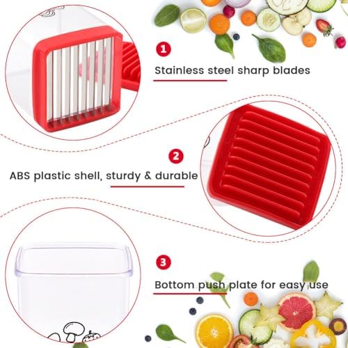 Quixleen Fruit Slicer for Kitchen Gadget