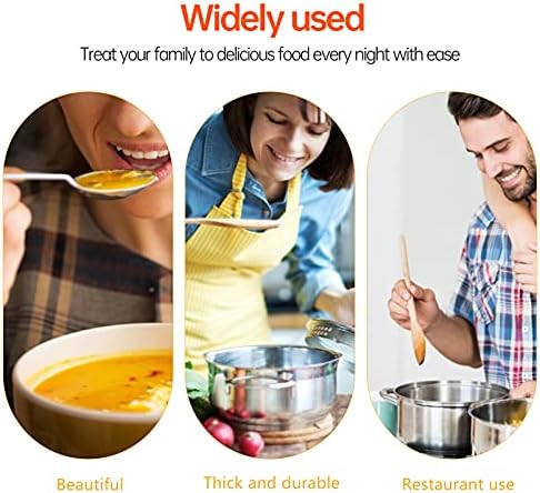 Hemoton Stainless Steel Frying Skimmer Spoon